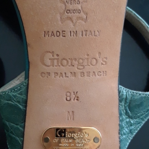 GIORGIO'S OF PALM BEACH...ALLIGATOR..NWOT - Picture 4 of 7